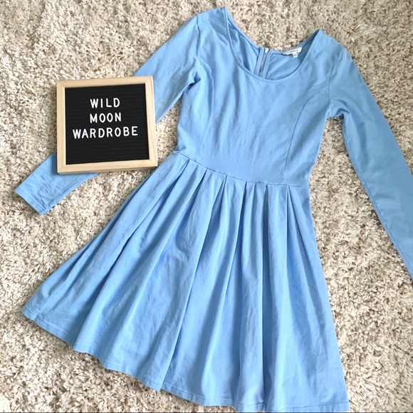 Aritzia Dresses & Skirts - TALULA ARITZIA | Lambeth Pleated Dress Light Blue